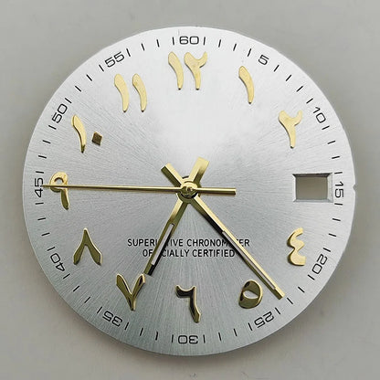 28.5mm watch dial Arabic NH35 dial S dial suitable for NH35 NH36 movement watch accessories repair tool