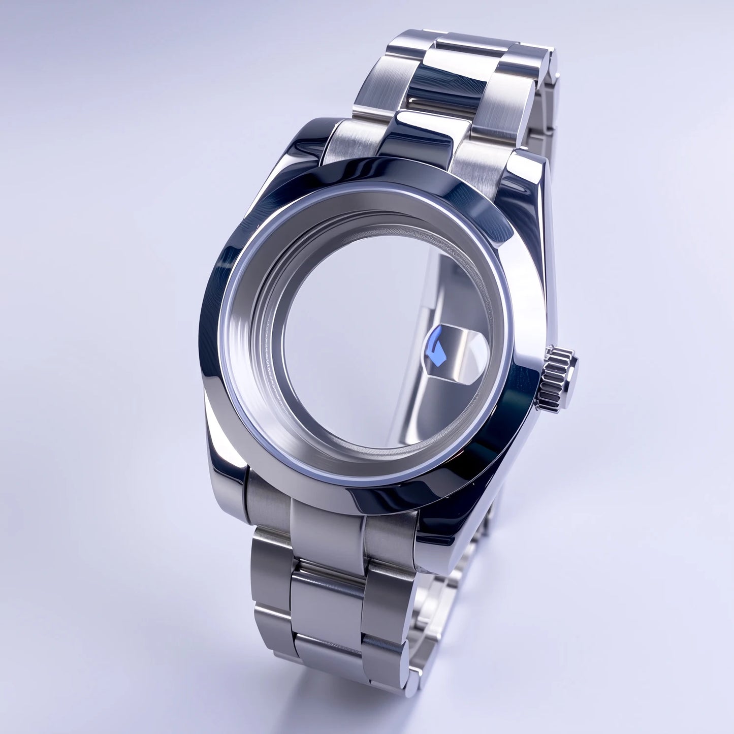 36mm/39mm NH35 Case Stainless Steel Sapphire Crystal Waterproof Fluted Case For NH35 NH36 Movement 28.5mm Dial NH35 Watch Case