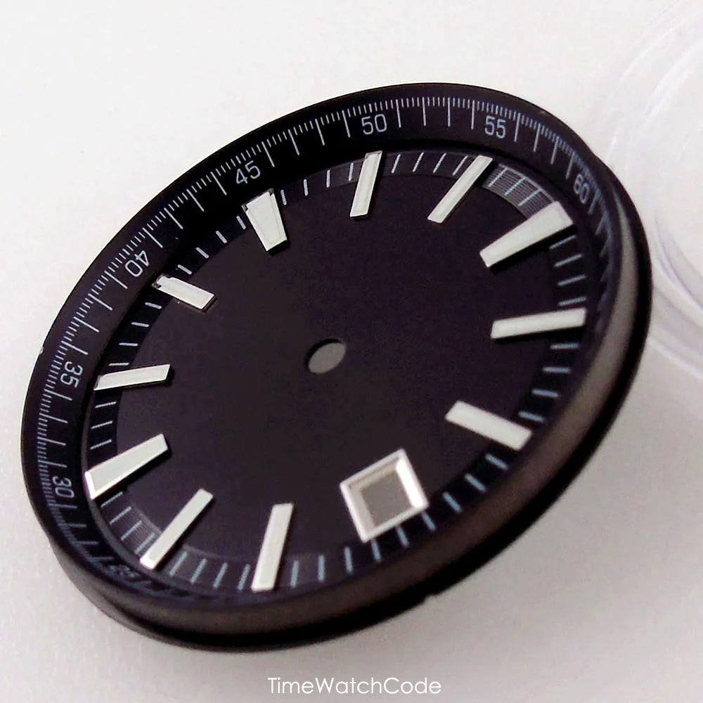 33mm Watch Dial Luminous for Overseas Men Watch Modified Accessories Fit for NH35 NH36 NH38 4R35 4R36 Automatic Movement