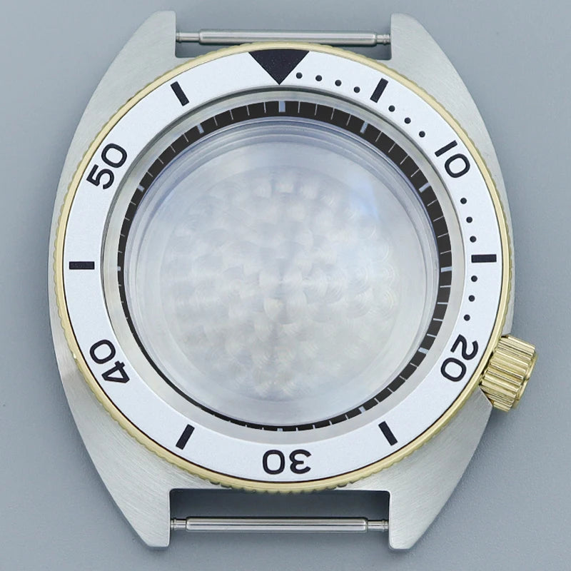 41mm NH35 Watch Case Stainless Steel Accessories For NH35 NH34 Mod Abalone NH36 NH70 Movement 28.5mm Dial Sapphire Crystal Glass