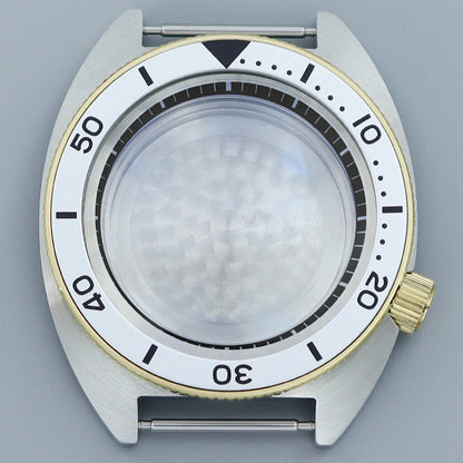 41mm NH35 Watch Case Stainless Steel Accessories For NH35 NH34 Mod Abalone NH36 NH70 Movement 28.5mm Dial Sapphire Crystal Glass