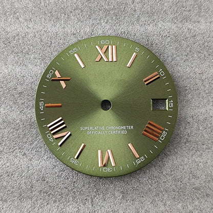 28.5mm NH35 dial Roman dial S Dial Modified Dial for NH35/NH36  Movement Watch accessories