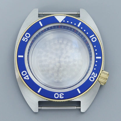 41mm NH35 Watch Case Stainless Steel Accessories For NH35 NH34 Mod Abalone NH36 NH70 Movement 28.5mm Dial Sapphire Crystal Glass