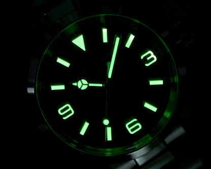 Baltany 39MM Explorer Watches Man S4035 NH38 Automatic Stainless Steel Bracelet Waterproof 200m Luxury Mechanical Wristwatch Man