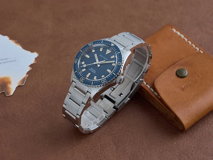 Baltany 39MM Retro Diver Watch Man S3080 Stainless Steel Bracelect NH38 Automatic Watches 200MWaterproof  Classic Sports Watches