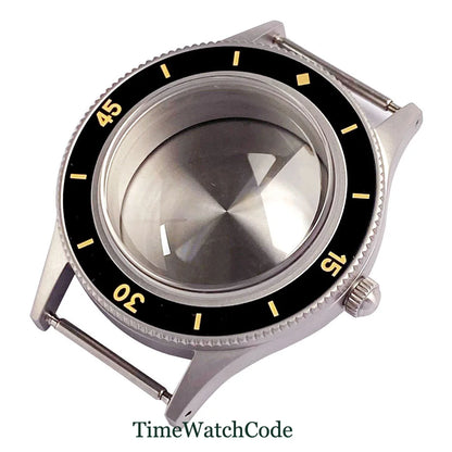 50 FATHOMS Real Bronze Watch Case Fit NH34 NH35 NH36 NH38 NH70 NH72 ETA2824 PT5000 SW200 Bow Sapphire Glass 20BAR Sandblast 40mm