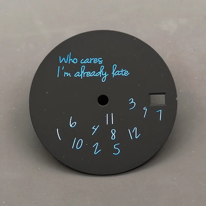 Dial 28.5mm DIY Watch Dial Fits NH35 NH36 Japan Movement SKX007 SKX009 SRPD Watch Case Dial Replace Parts