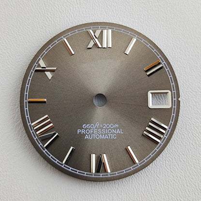 28.5mm NH35 dial Roman dial S Dial Modified Dial for NH35/NH36 Automatic Movement Watch accessories