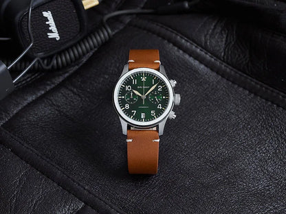 Customizable watch Baltany Military Chronograph watch S5057 Retro Quartz VK64 10ATM  Swiss Lume AR Sapphire