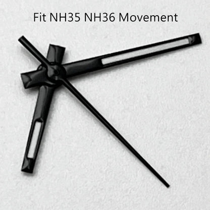 NH35 Silver/Rose gold Watch Luminous Hands Fit NH35 NH36 ETA2836 2824 DG2813 3804 Miyota8215 8205 821A Movement Automatic