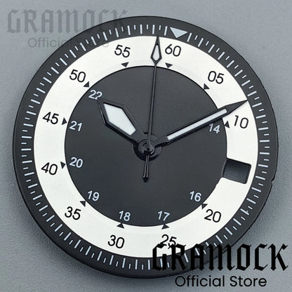 28.5mm Sterile Dial With Luminous Hands Fit ETA2824 2836 Miyota8215 821A Mingzhu DG2813 3804 Seagull 1612 Movement