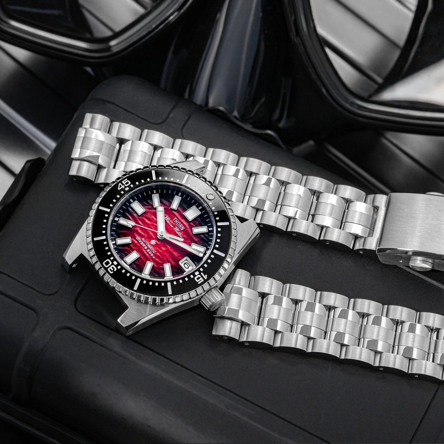 THORN SHY042  NH35A Movement Sailing Diver 40MM BGW9 Lume Sapphire Glass back 20bar