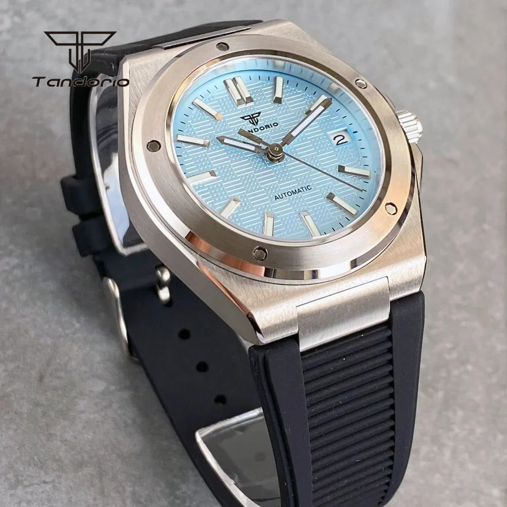 Tandorio Engineer Watch TD331B Seiko NH35 Sapphire Dress 40MM