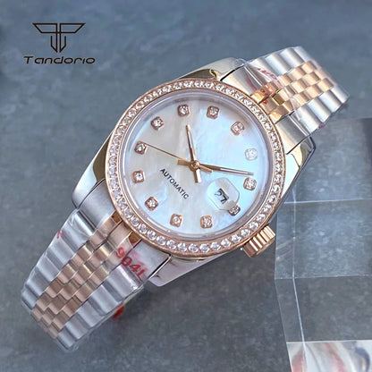 Tandorio TD151B 31mm Lady's Wristwatch Seiko NH05 Automatic Watch Sapphire 5Bar