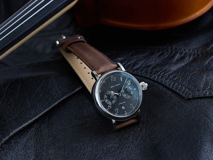 Baltany Pilot Watch Men S6048 9122 Automatic Watch Hardening Process Vickers 500HV Waterproof Luxary Mechanical Wristwatch Man