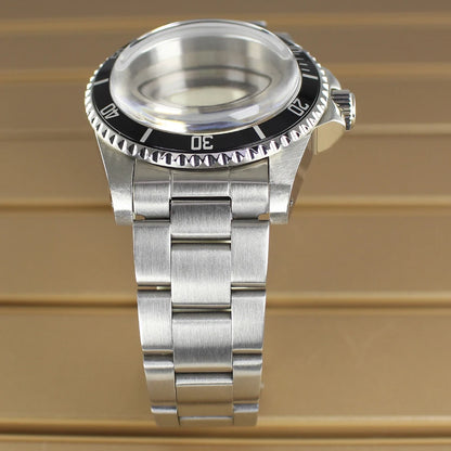 38mm Vintage Diving Watch Case Dome Acrylic Glass For Seiko NH35 NH36 NH38 NH34 Automatic Movement 28.5mm Dial Retro Submariner