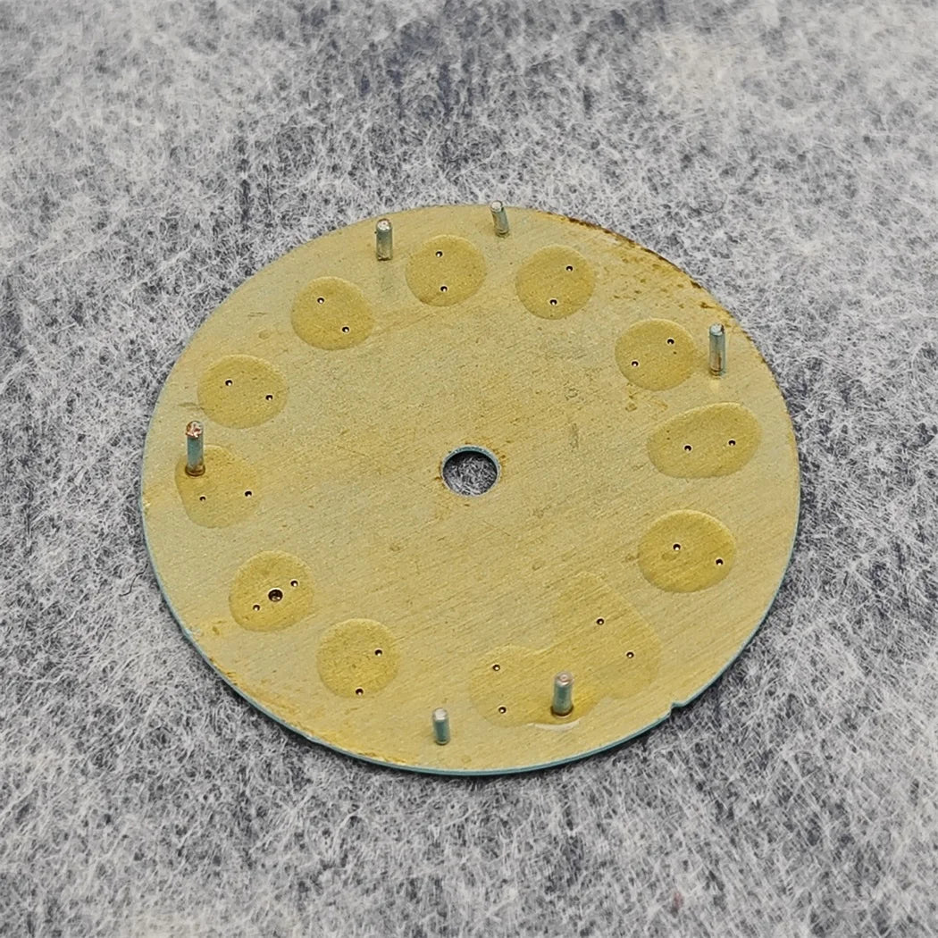 29mm Watch Dial with Green Luminous Colourful No Calendar Window Watch Faces for NH35/ ETA 2836/Japan 8215/Mingzhu 2813 Movement