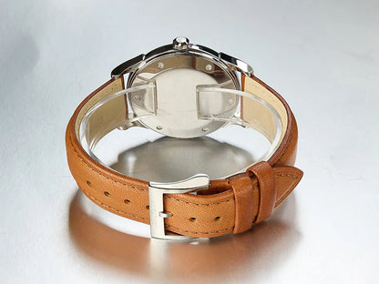 Baltany Dress Watchse Man S4092 Leather Straps Crosshair 38.5mm Dial Small Seconds Hand-Winding Mechanical luxury Wristwatches