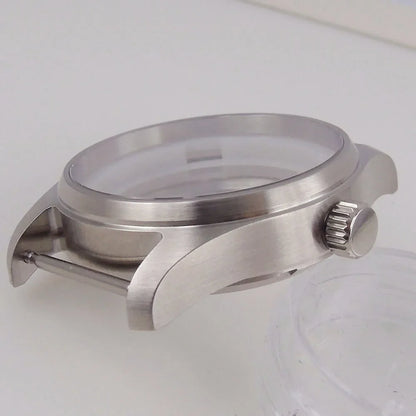 36mm/39mm Pilot Collection Watch Case Sapphire Glass 200m Waterproof Glass Back For NH35 NH36 ETA2824 PT5000 Movement