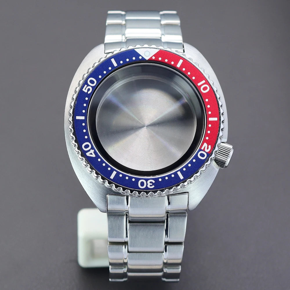 45mm Men's Watch nh35 Cases For NH35 NH36 Modified Abalone NH34 nh38 nh70 4R36 Movement 28.5mm Dial Sapphire Crystal Waterproof