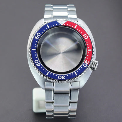 45mm Men's Watch nh35 Cases For NH35 NH36 Modified Abalone NH34 nh38 nh70 4R36 Movement 28.5mm Dial Sapphire Crystal Waterproof