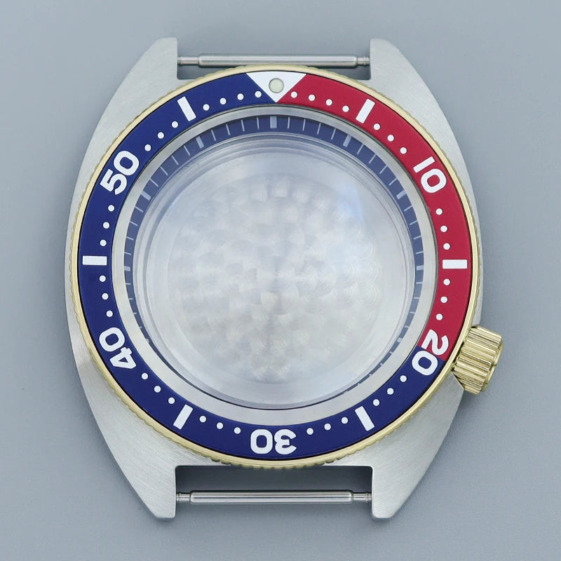 41mm NH35 Watch Case Stainless Steel Accessories For NH35 NH34 Mod Abalone NH36 NH70 Movement 28.5mm Dial Sapphire Crystal Glass