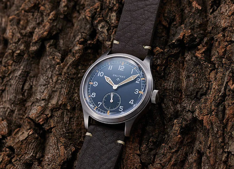 Baltany S2032 D12 Minitary Wristwatches VD78 Sapphire Crystal Swiss Luminou Leather 20ATM Stainless Steel Quartz Vintage Watches