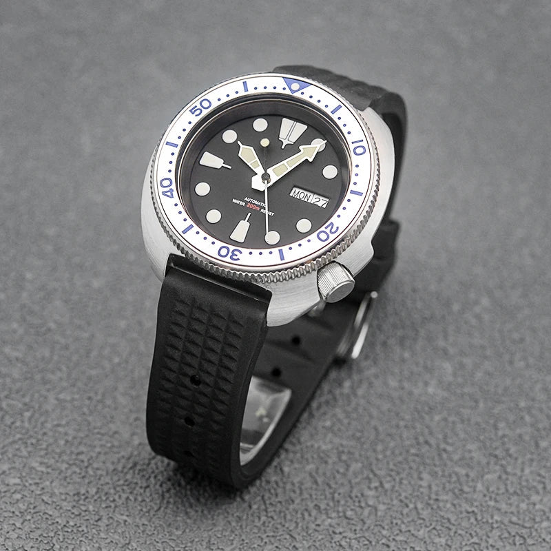 Sterile Turtle Diver SKX 6105 6309 Abalone 20Bar 44MM NH36A Automatic Sapphire