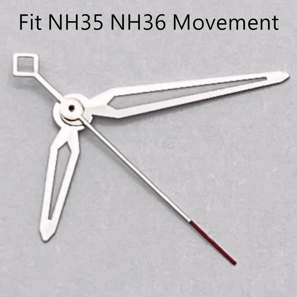 NH35 Silver Watch Hands Green Luminous Fit NH35 NH36 Movement Watch Accessories