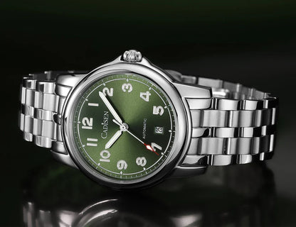 CADISEN C8235 Dress Watch 39MM MIYOTA 8215 Sapphire 5bar Luminous