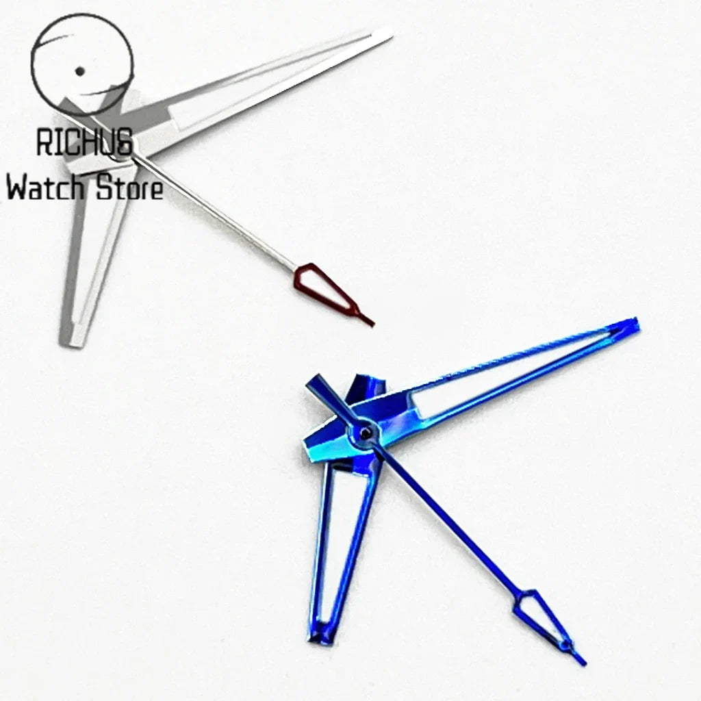 ETA Hands Silver/Blue Watch Hands Fit NH35 NH36 PT5000 ETA2836 2824 DG2813 3804 Miyota8215 8205 821A Movement Watch Accessories