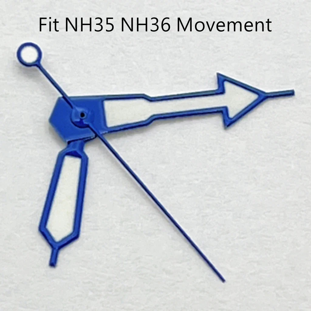 Watch Hands Green Luminous Fit NH35 NH36 ETA2824 2836 Miyota 8205 8215Mingzhu DG2813 3804 Movement Watch Accessories