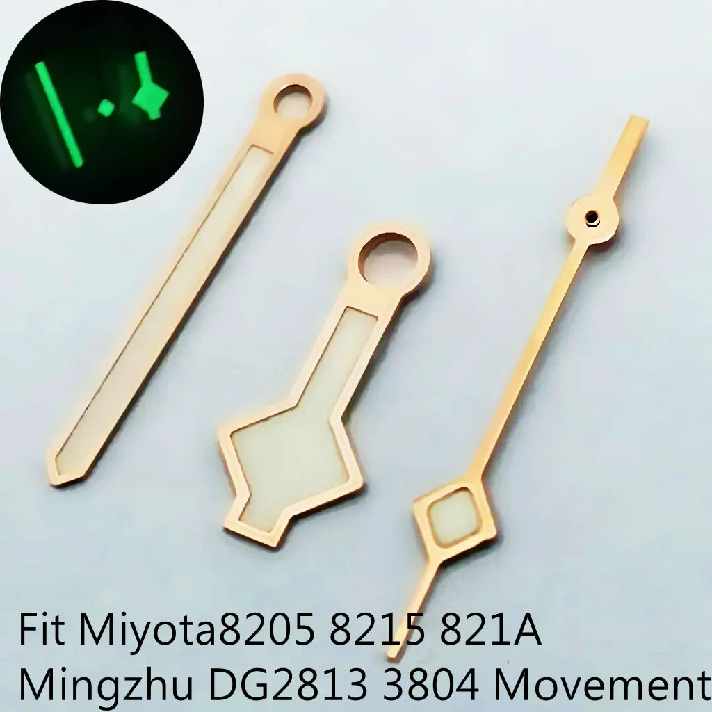 NH35Luminous Hands Snowflake Gold/Silver/Black/Rose Gold Watch Hand Watch Fit NH35 NH36A Miyota 82 Series ETA 2824 2836 Movement