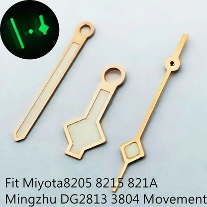 NH35Luminous Hands Snowflake Gold/Silver/Black/Rose Gold Watch Hand Watch Fit NH35 NH36A Miyota 82 Series ETA 2824 2836 Movement