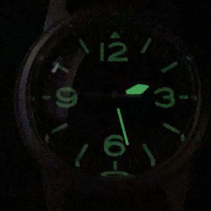 Tandorio TD135 Pilot 36mm PT5000 NH35 Brushed Case Domed Sapphire