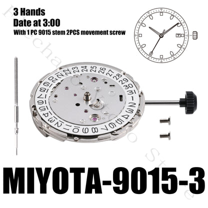 Genuine 9015 Movement Japanese Miyota 9015 Movement