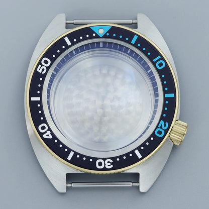 41mm NH35 Watch Case Stainless Steel Accessories For NH35 NH34 Mod Abalone NH36 NH70 Movement 28.5mm Dial Sapphire Crystal Glass