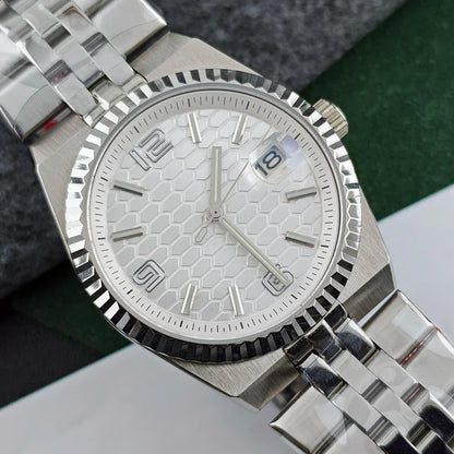 PRX Watch Fluted Case TD305F 40mm NH35 Automatic watch land type Sapphire Honeycomb dial 5bar