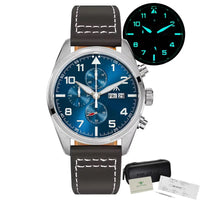 Blue Dial Leather