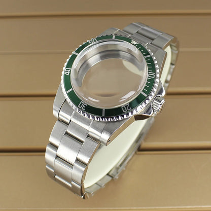 38mm Vintage Diving Watch Case Dome Acrylic Glass For Seiko NH35 NH36 NH38 NH34 Automatic Movement 28.5mm Dial Retro Submariner