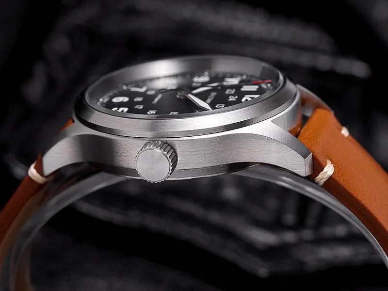 Baltany Field Watch S2049 Customizable 10ATM Waterproof 39mm  NH35 Automatic Ar Sapphire Swiss lume