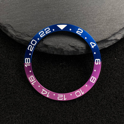 NH35 38-30.5mm bezel insert red Hands Watch Hands Blue Green Luminous Red Green Blue Hands For NH35/36/4R/7S Movement Watches Parts