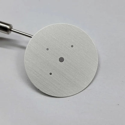 Vertical Texture 31.8mm Blank Watch Dial Gold/ Silver/ Rose Watch Faces for VK63 Movement DIY Accessories Without Numbers Dial