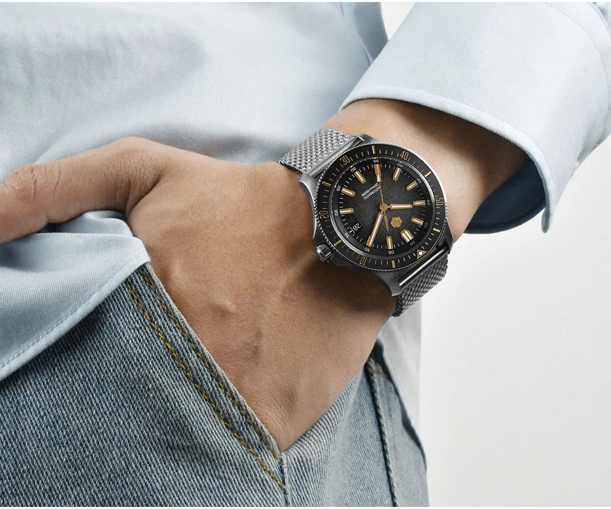 San Martin Diver SN0118G 40mm Original Design Fruit Series  NH35 Automatic 20Bar AR Sapphire BGW Luminous SN0118