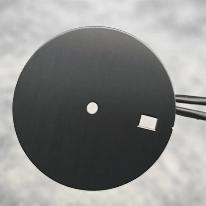 30.5mm Solid Color Watch Dial for NH35 Movement Vertical Pattern Mechanical Watch Faces DIY Watch Repair Accessories