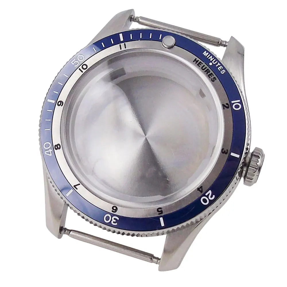 Serica Diver Case 20bar Diving Steel Watch Case for NH34 NH35 NH36 NH37 NH70 NH72  ETA2824 PT5000 Bow Sapphire Glass 120click Bezel Ceramic Insert