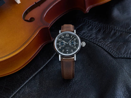 Baltany Pilot Watch Men S6048 9122 Automatic Watch Hardening Process Vickers 500HV Waterproof Luxary Mechanical Wristwatch Man