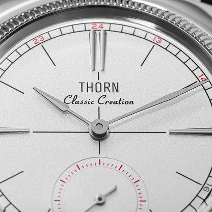 THORN T017 Square pillow-shaped 36mm Pilot couple wristwatch VD78 quartz Double Domed Sapphire 10Bar