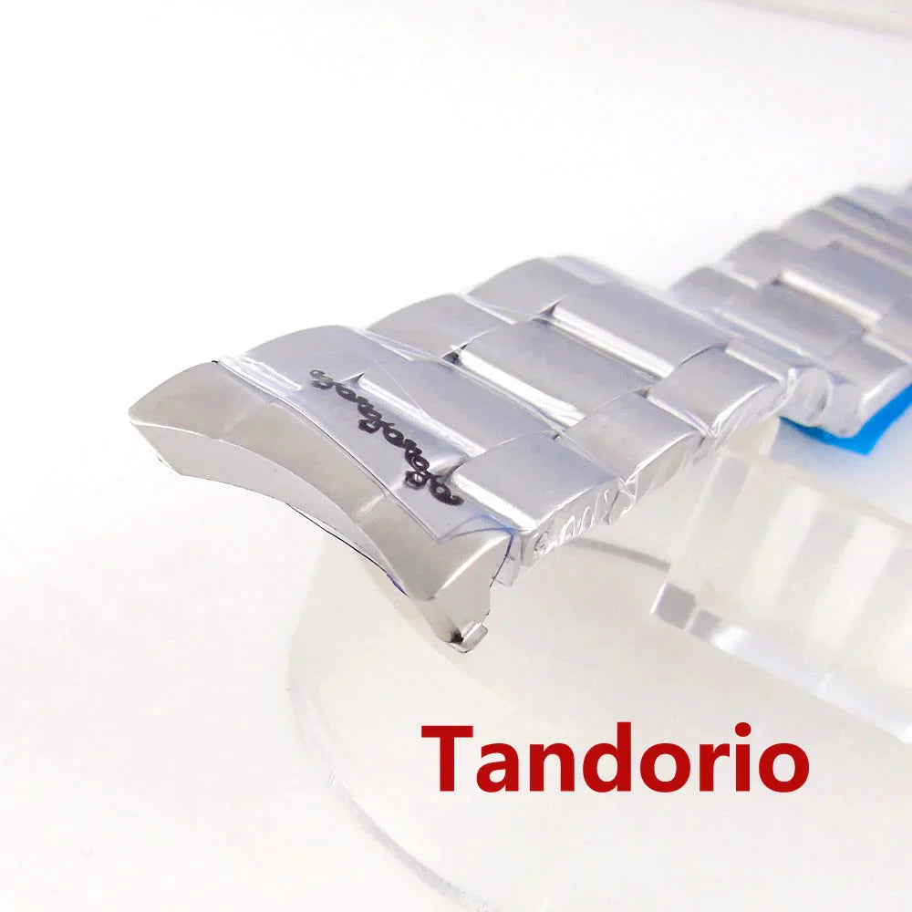 20ATM 39mm Stainless Steel Pilot Brushed Watch Case Sapphire Glass Fit NH35 NH36A ETA2824 PT5000 Automatic Movement