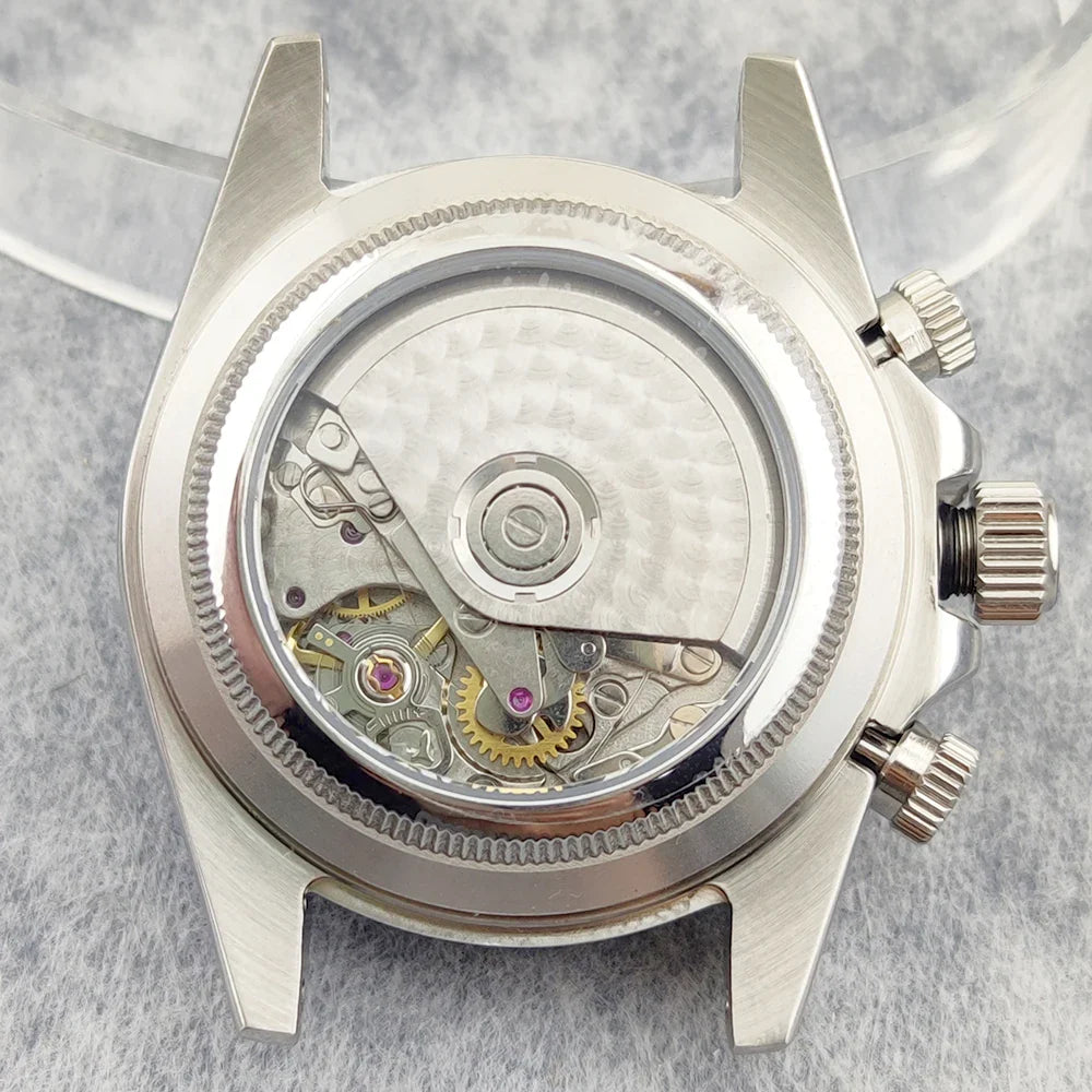 Oumashi Chronograph Automatic  ETA 7750 MOVT custom logo sapphire 40mm Daytona Panda Watch 5Bar